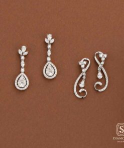 ต่างหูเพชร Earring Set