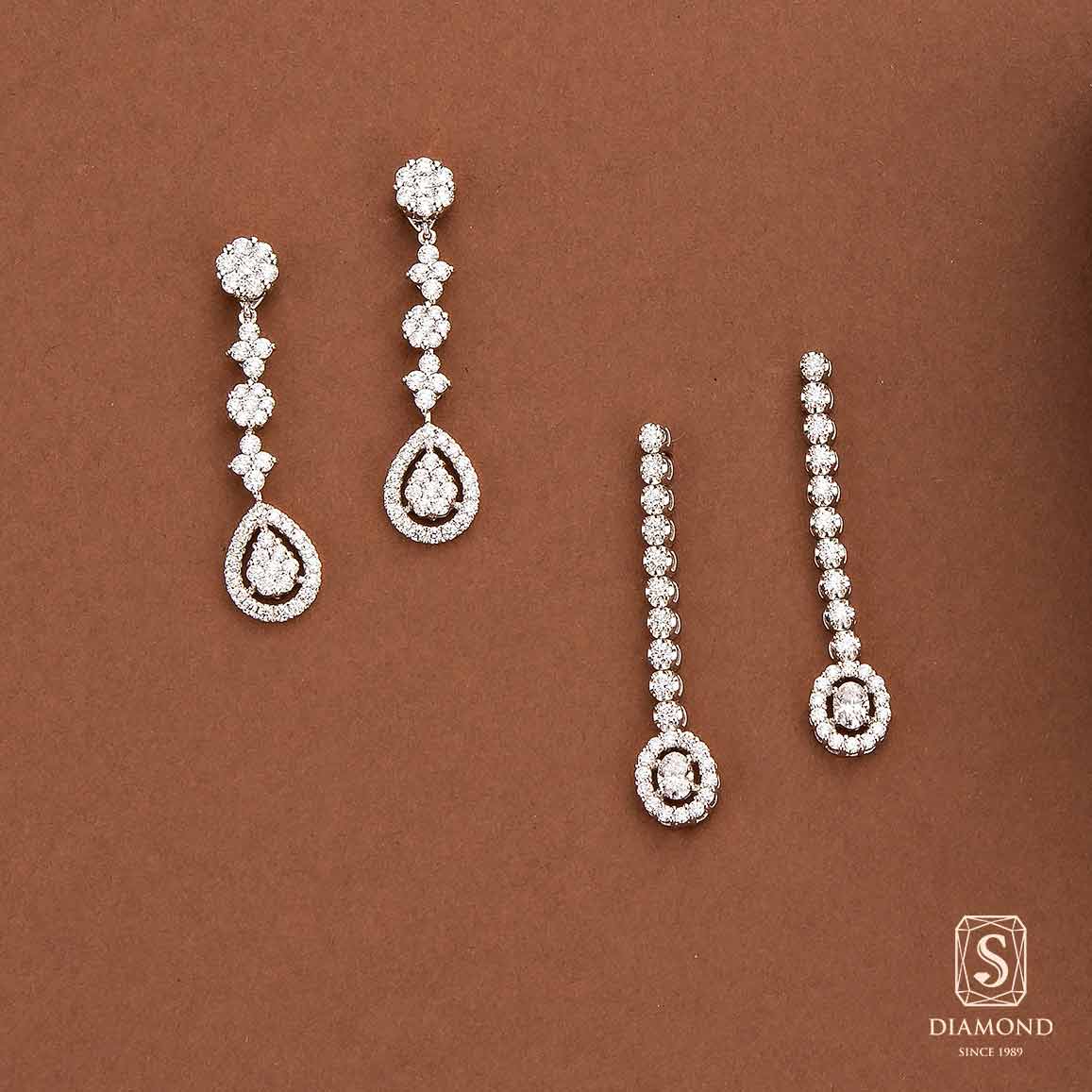 ต่างหูเพชร Earring Set