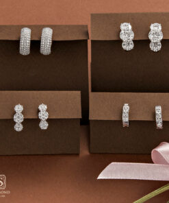ต่างหูเพชร Earring Set