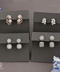 ต่างหูเพชร Earring Set