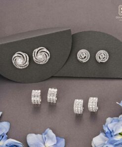 ต่างหูเพชร Earring Set