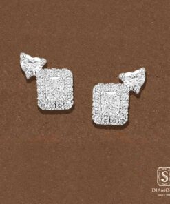 ต่างหูเพชร Diamond Stud Earring No.12