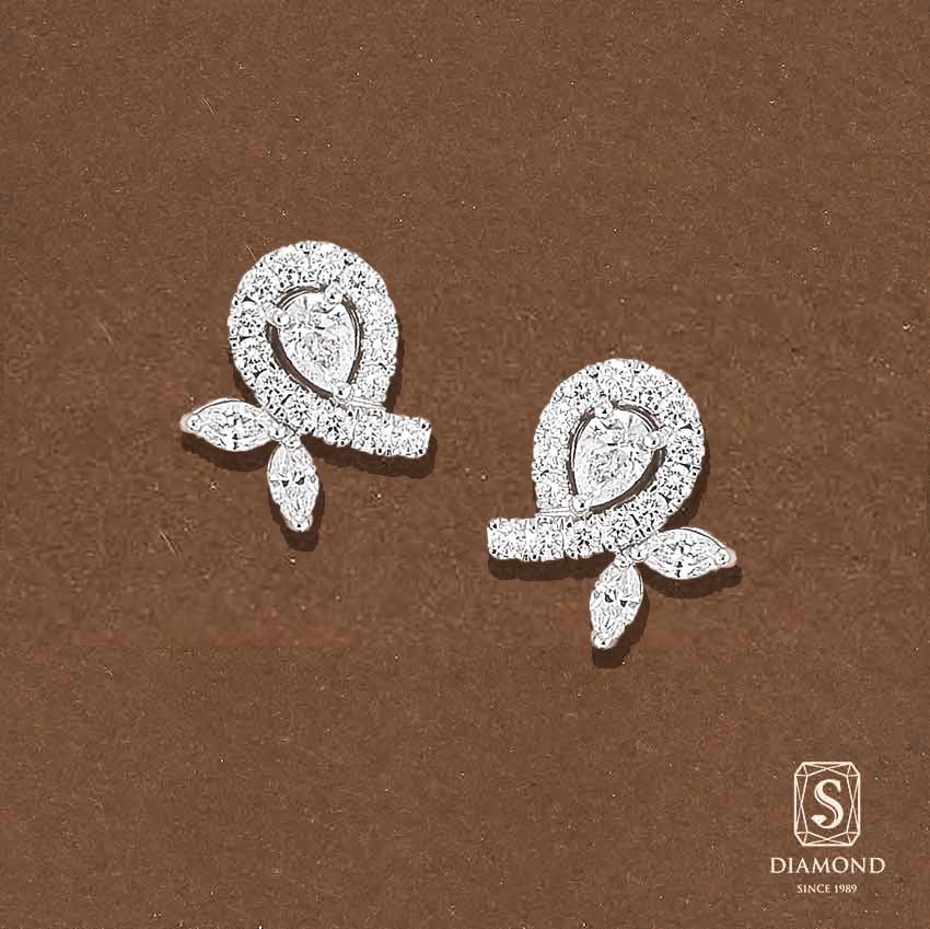 ต่างหูเพชร Diamond Earring