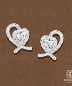 ต่างหูเพชร Diamond Stud Earring No.14