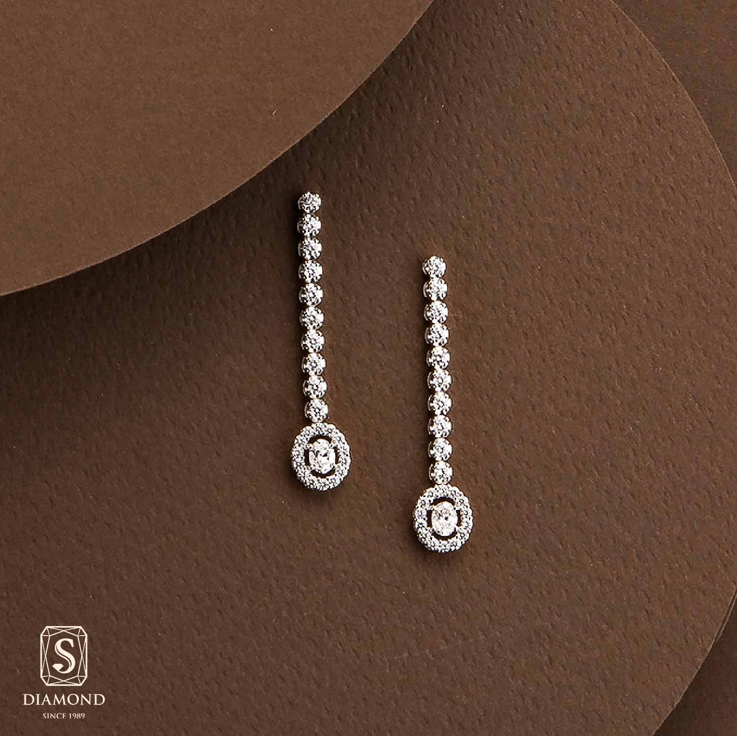 ต่างหูเพชร Diamond Earring