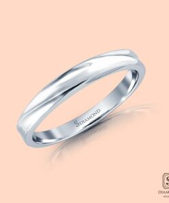 แหวนชาย Curved Band Comfort Fit